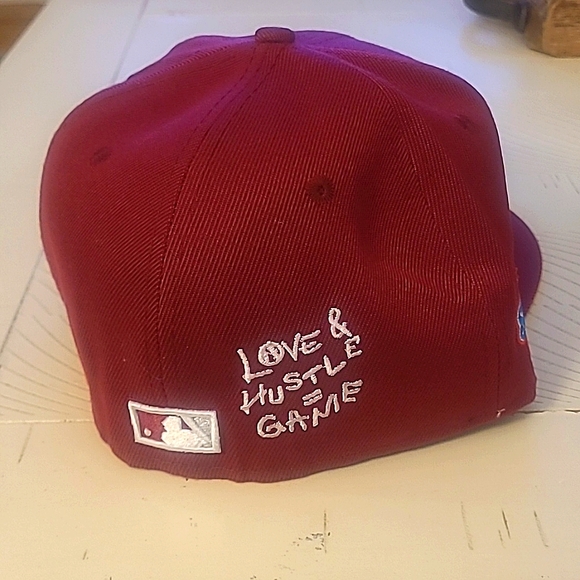 Philadelphia Phillies New Era Baseball Cap, Color - red, Size - 7 ⅜, Brand New! - Picture 4 of 5